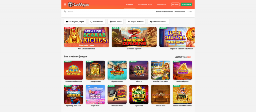 LeoVegas Juegos